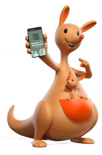 Mascote da Lista de Chá de Bebê Alô Bebê