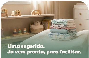 Lista sugerida. Já vem pronta, para facilitar